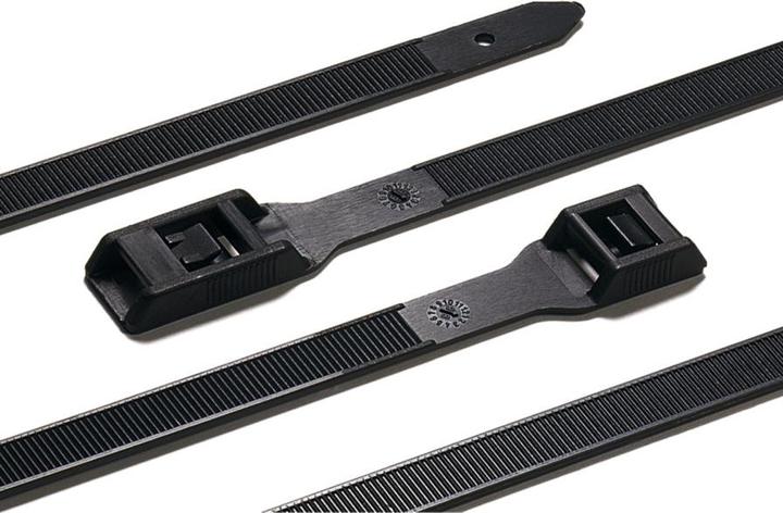 Produktbild HellermannTyton Kabelbinder PA66 Hn-33-S-62 180x9mm Schw (Kunststoffkabelbinder, 180 mm, 100 Stk.)