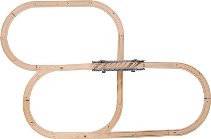 Actual product image Eichhorn EH railroad, railroad set with bridge
