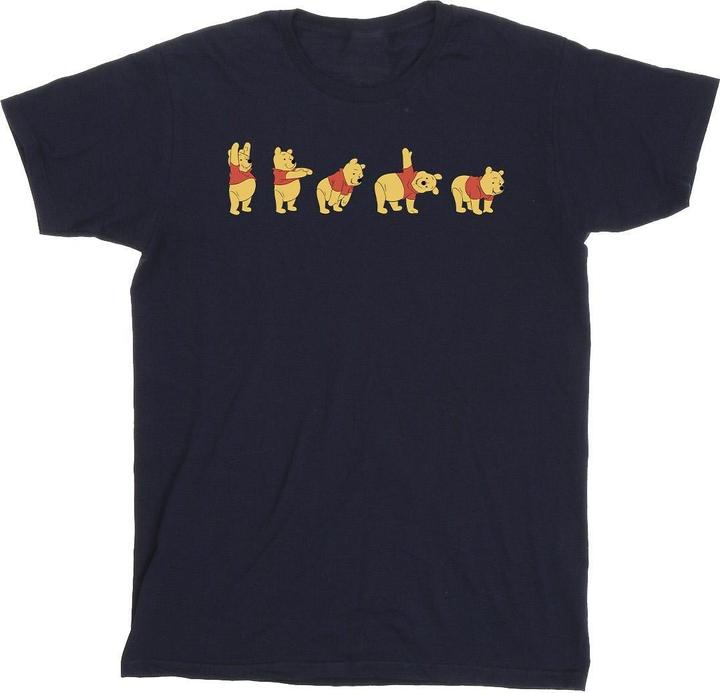 Actual product image Disney Mens Winnie The Pooh Stretching T-Shirt (4XL)