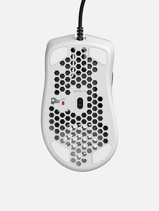 Actual product image Glorious PC Gaming Race Gaming mouse model D Minus (matt white) (Cable)