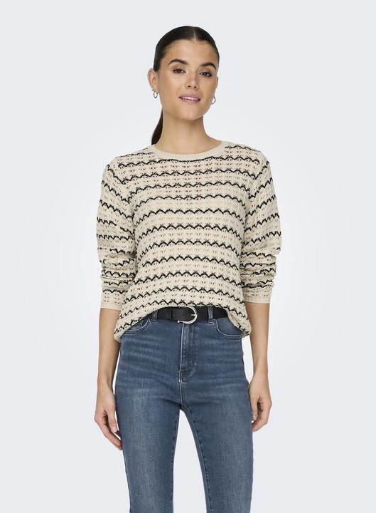 Produktbild Only Normal geschnitten Rundhals Pullover Strickpullover (M)