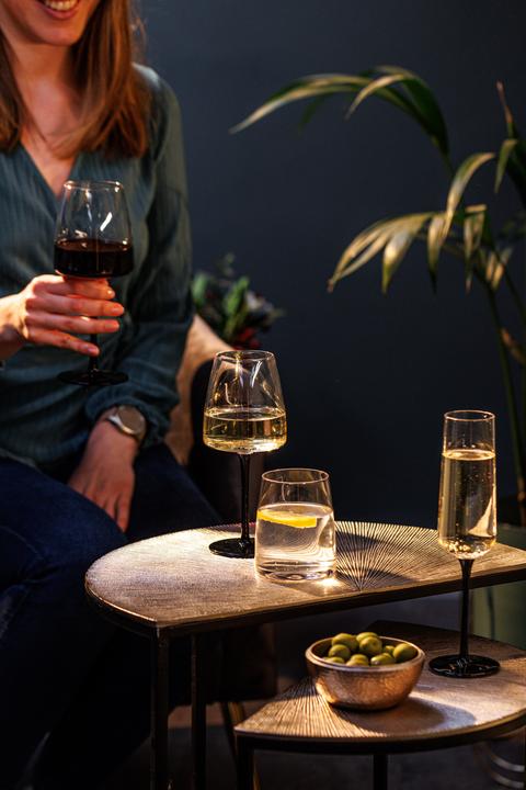 Immagine prodotto Mikasa Bicchieri da vino senza stelo in cristallo Palermo, set da 4, 350ml (0.35 l, 4 x)
