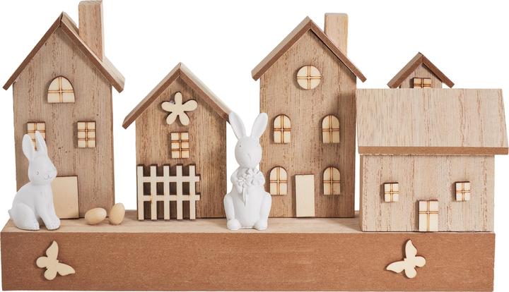Image du produit VBS Kit de construction en bois "Série de maisons", 40 pièces