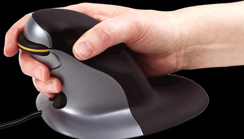 Actual product image Fellowes Penguin Ergomouse, black (Cable)