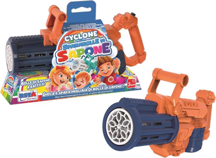 Actual product image Rs Toys Pistola Cyclone Sparabolle Sapone 56 ml