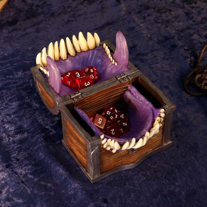 Immagine prodotto Nemesis Now Scatola di dadi del gioco di ruolo Dungeons & Dragons Mimic