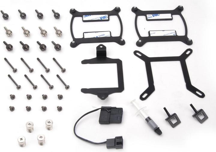 Actual product image Silverstone Permafrost PF240-ARGB V2, complete water cooling system