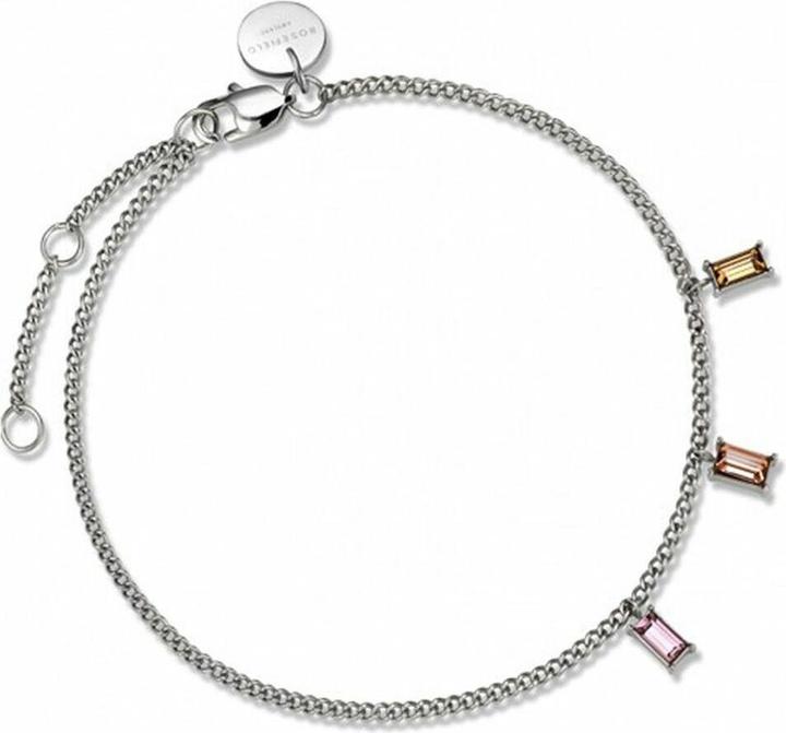 Rosefield Bracciale in acciaio con cristalli colorati TOCCOMBO JTBBS-J432 (L) (Acciaio inossidabile)
