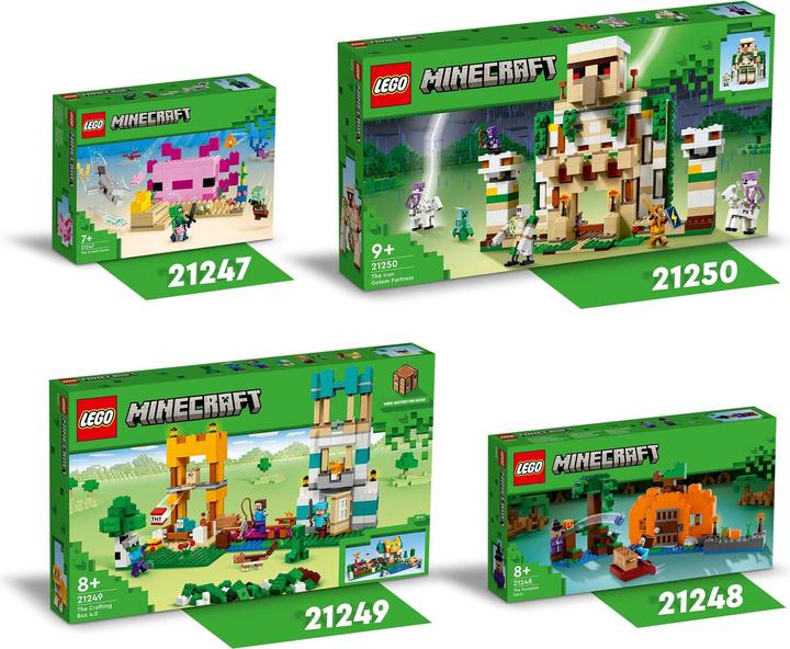 Produktbild LEGO Die Crafting-Box 4 (21249, LEGO Minecraft)