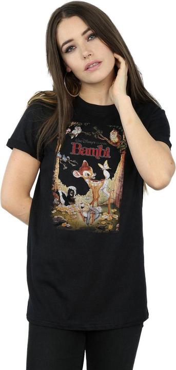 Immagine prodotto T-shirt boyfriend en coton à l'effigie de l'affiche Femmes/Ladies (S)