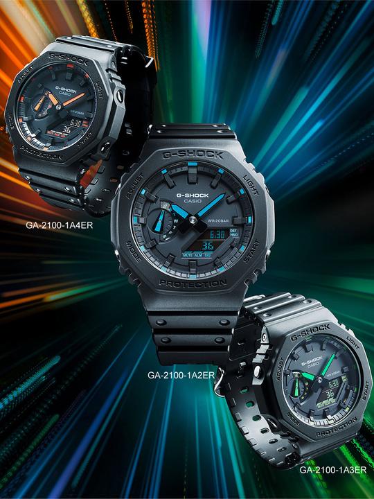 Produktbild G-Shock GA-2100-1A3ER (Chronograph, 45 mm)