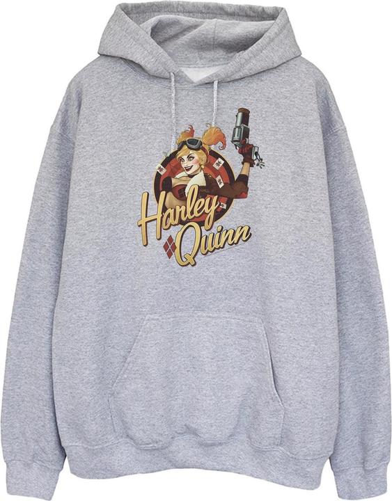 Produktbild Universal Textiles Harley Quinn Abzeichen Hoodie (XL)