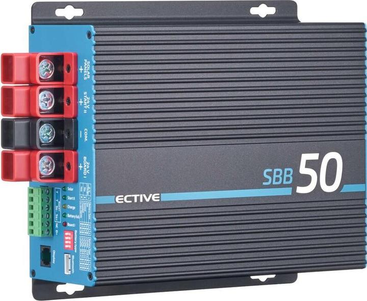 Actual product image Ective SBB 50 24V to 24V charge booster with MPPT charge controller 50A (1.60 kg)
