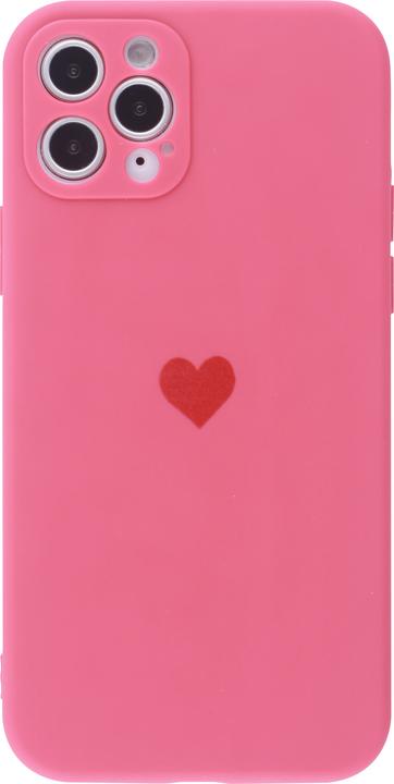 Produktbild PhoneLook Hülle Silikon Mat Herz (Apple iPhone 12 Pro Max)