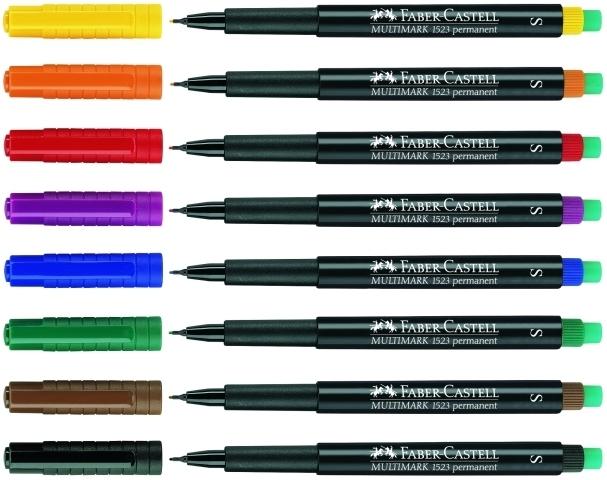 Actual product image Faber-Castell Overhead pen Multimark Permanent (Multicoloured, 0.40 mm, 4 x)