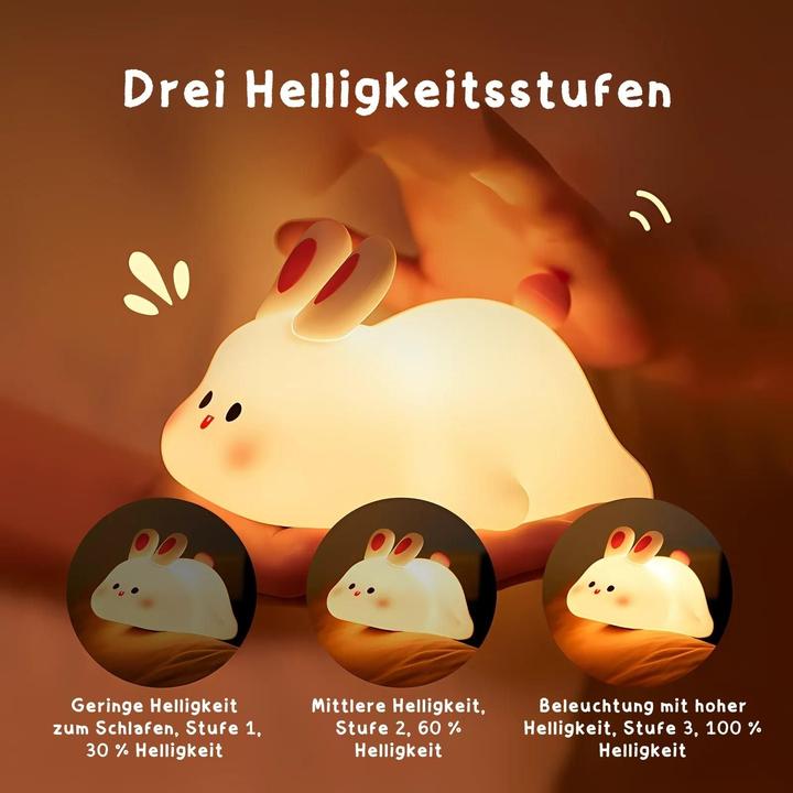 Actual product image Hermex LED rabbit night light