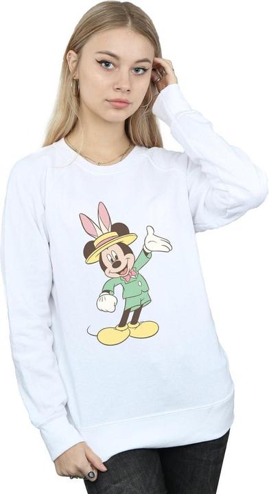 Actual product image Disney Womens/Ladies Mickey Mouse Easter Bunny Sweatshirt (S)
