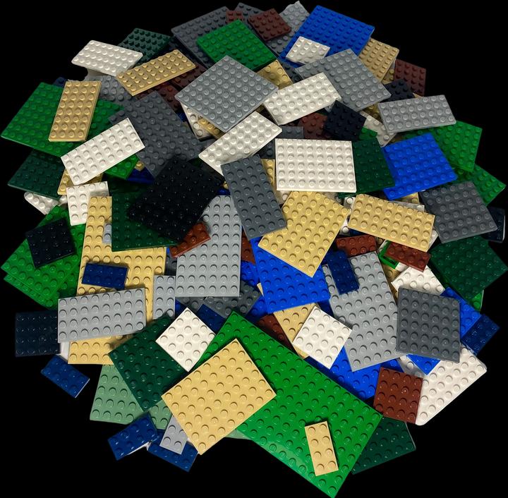 Produktbild LEGO Platten Bauplatten gemischt - NEU! Menge 50x (LEGO Classic)