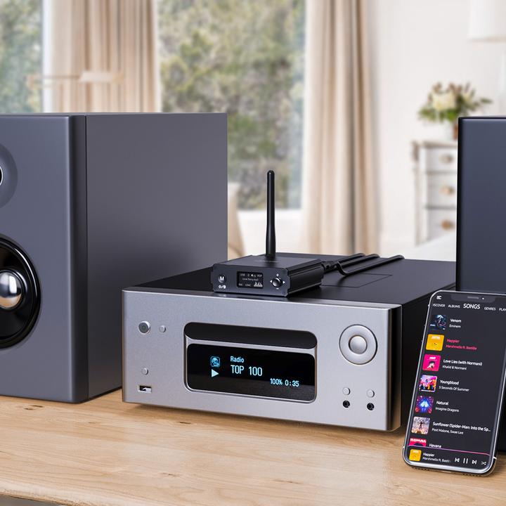 Productafbeelding InLine Bluetooth 5.1 HiFi-ontvanger & USB DAC, met LCD-scherm (Ontvanger)