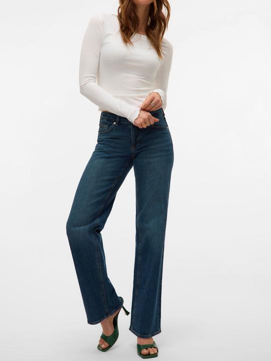 Produktbild Vero Moda VMVANESSA Niedrige Taille Weiter Beinschnitt Jeans Weit geschnitten (W25/L30)