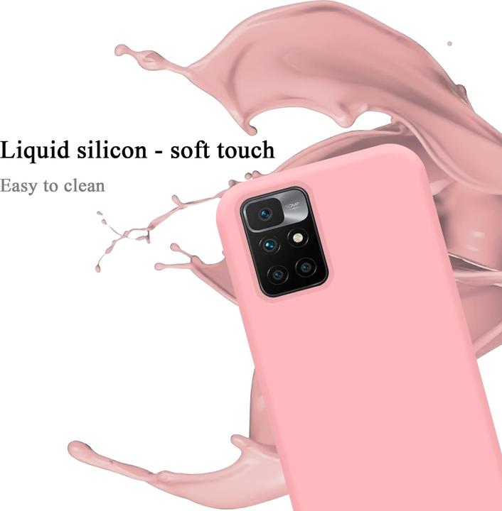 Productafbeelding Cadorabo TPU Vloeibaar Silicone Hoesje (Xiaomi Redmi 10)