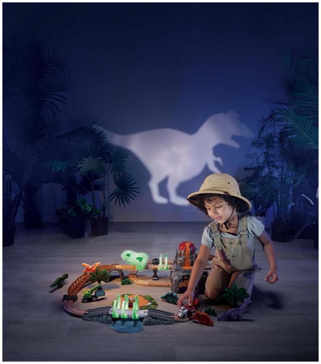 Actual product image Hape Dino railway adventure