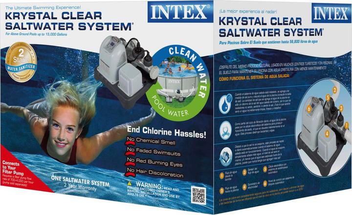 Actual product image Intex Krystal Clear QS500