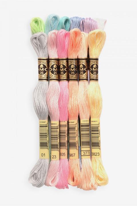 Actual product image DMC Embroidery thread set Pastels (117 m)