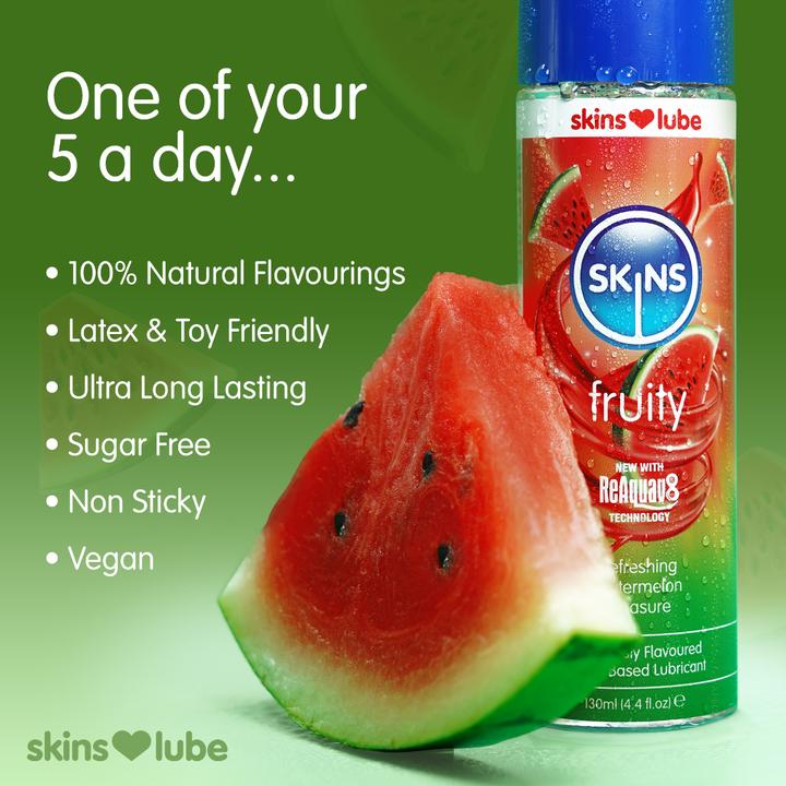 Produktbild Skins Wassermelone Gleitmittel auf Wasserbasis - 5ml Folie (5 ml)