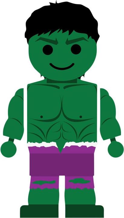 Actual product image Trenddeko The Hulk (68 x 120 cm)