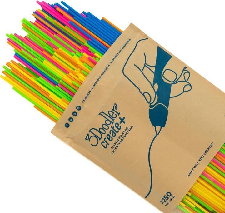 Produktbild 3Doodler Create+ & Pro+ 250 PLA"Neon Sunset Mix" (PLA, 3 mm, 500 g, Mehrfarbig)