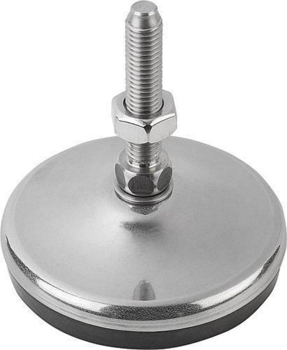 Kipp Pied articulé K0739, acier inoxydable, forme A