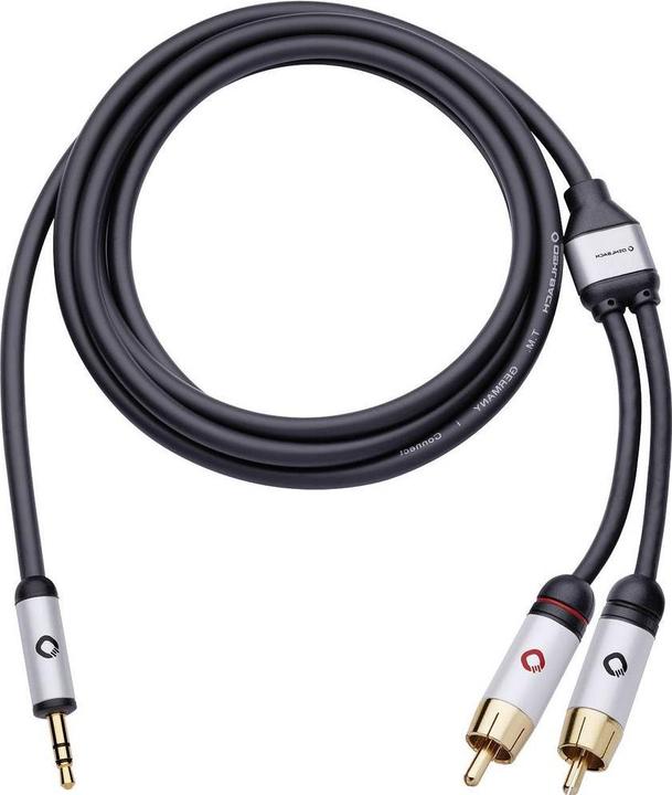 Image du produit Oehlbach 2en1 (1.50 m, Jack 3,5 mm (AUX), RCA)