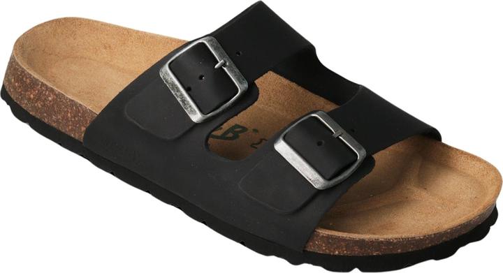 Neu-B Pantolette Baviera olied leather Black