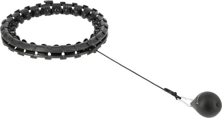 Produktbild HMS HHW01 Schwarzer HULA HOOP MIT GEWICHT (1250 g)