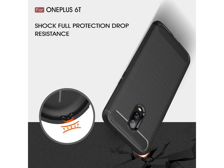 Immagine prodotto Screenguard Cover OnePlus 6T Carbon Brushed Soft TPU (OnePlus 6T)