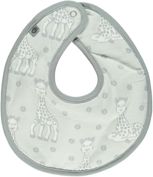 Actual product image Smafolk Småfolk bib Sophie la girafe grey