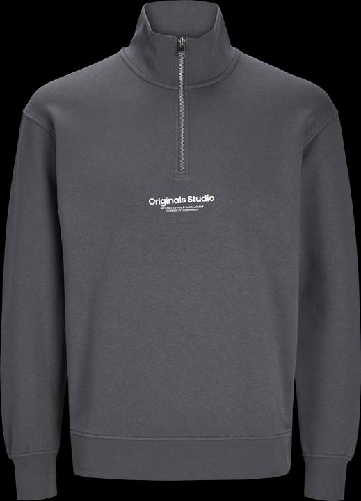 Jack & Jones Text Sweatshirt mit halbem Reissverschluss Sweatshirt mit halbem Reissverschluss