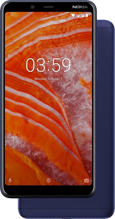 Nokia 3.1 Plus (16 Go, Bleu, 6", Double SIM hybride, 13 Mpx, 4G)