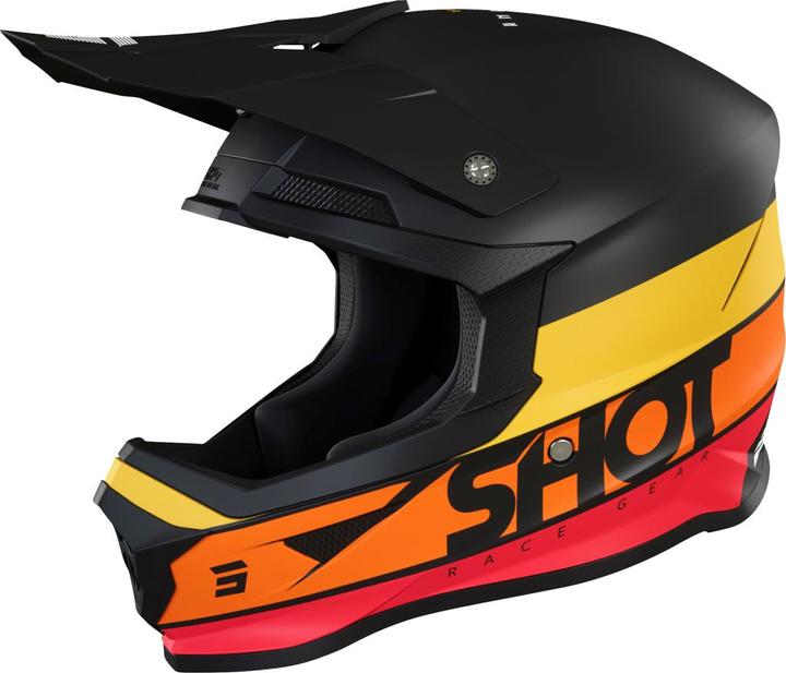 Actual product image Shot FURIOUS STORY matt orange-schwarz XS