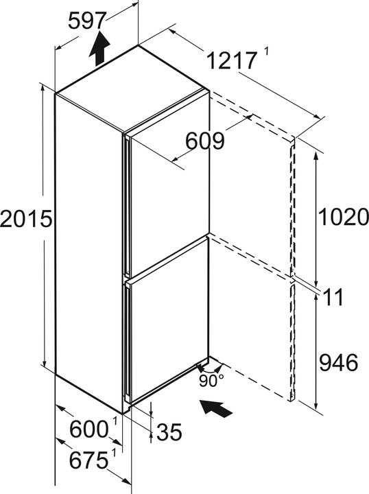 Immagine prodotto Liebherr Frigo congelatore Plus CNd 5724 Bianco (359 l)