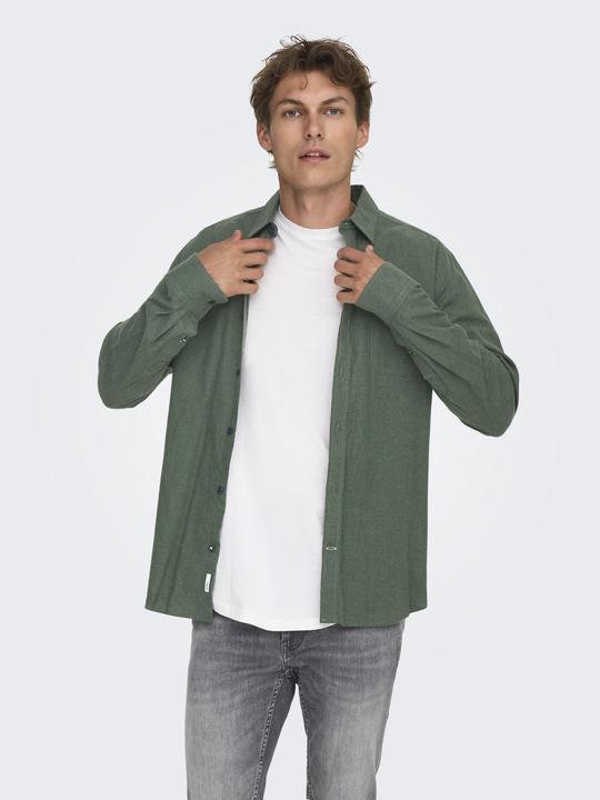 Produktbild Only & Sons Normal geschnitten Hemdkragen Hemd Hemd (XL)