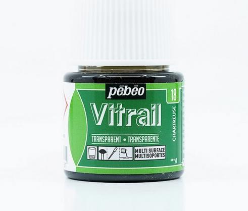 Produktbild Pebeo Vitrail Transparentfarben (Chartreusegrün, 45 ml)