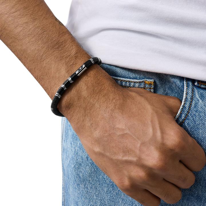 Image du produit Diesel Armband D LOGO (18.30 cm, Acier inoxydable, Pierre semi-précieuse)