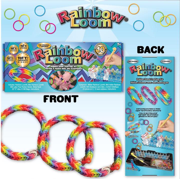 Actual product image Bandai Rainbow Loom