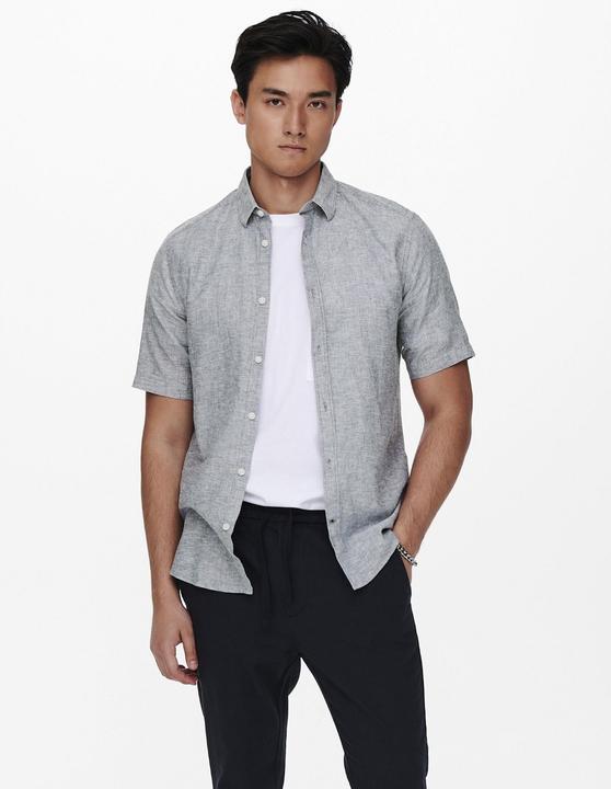 Immagine prodotto Only & Sons Camicia a maniche corte in lino (S)
