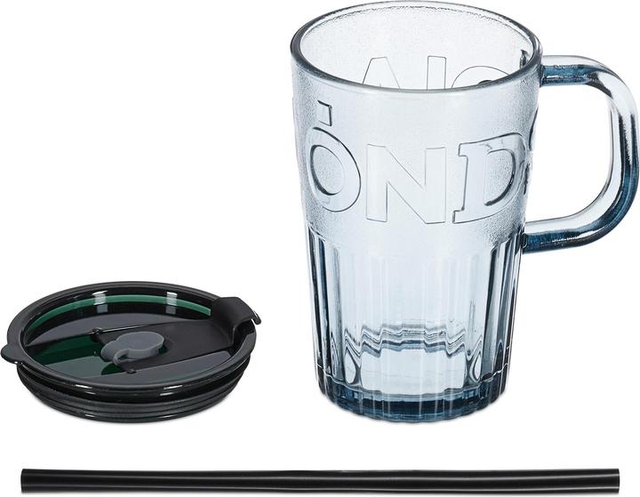 Image du produit Relaxdays 4x jarres-paille (0.45 l, 4 x)