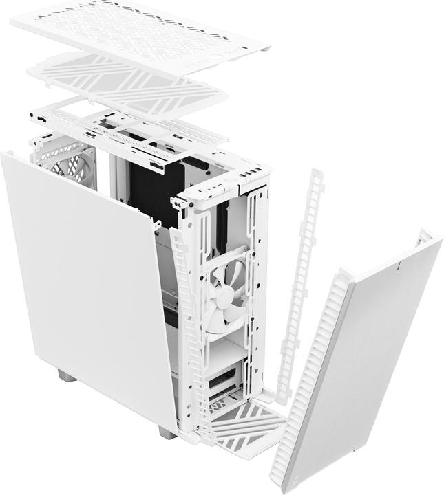 Actual product image Fractal Define 7 Compact White Solid (ATX, mATX, Mini-ITX)