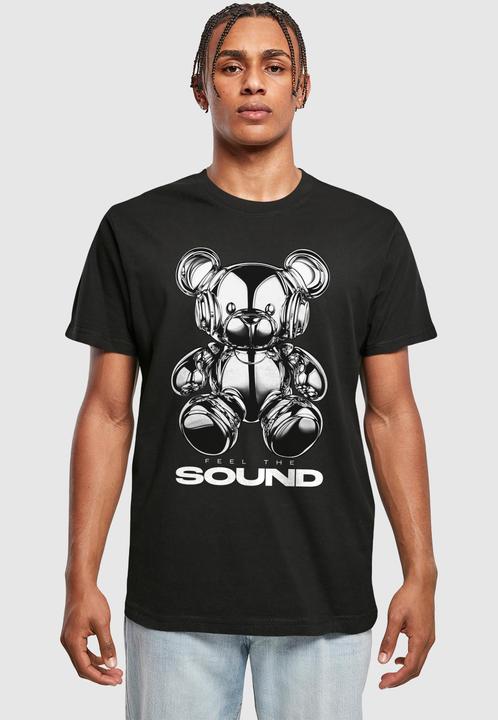 Actual product image Mister Tee MisterTee Feel The Sound Chrome Bear Tee - 179309 (XXL)