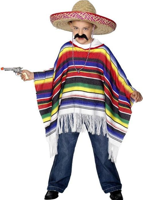 Image du produit Smiffys Mexikaner Poncho (104, 110, 116, 122, 128, 134, 140)